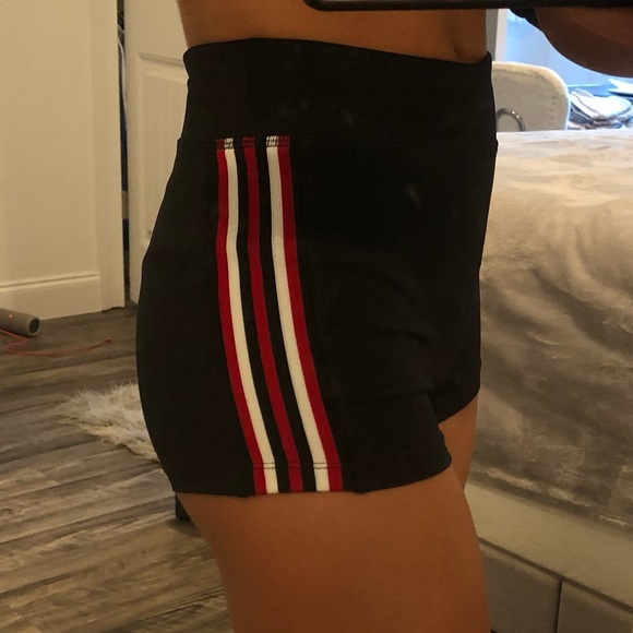 Pants - Black Athletic Shorts